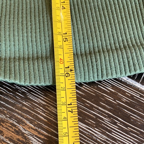 Double Zero Green Ribbed Crop Top - Picture 9 of 11